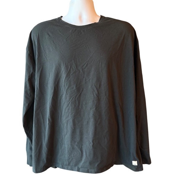 Vuori Long Sleeve Feather Tee Black Mens Size Large Activewear Athleisure - Picture 1 of 5